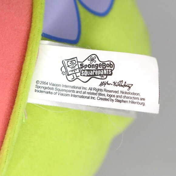 Vintage Patrick Stuffy Plush SpongeBob Squarepants Cartoon Pink Starfish Toy - Picture 4 of 8